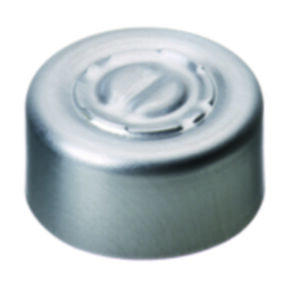 LLG-Aluminium Crimp Seals ND13, ready assembled and empty Crimp Caps ND13