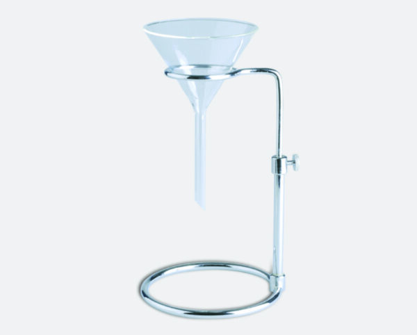 Funnel holder, chromated steel