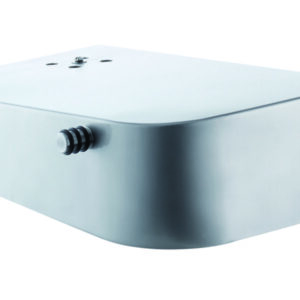 Lift-up gable bath covers for bath tanks, stainless steel