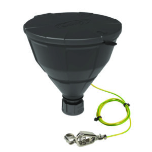 Safety funnel, V2.0, HDPE, electrostatic conductive