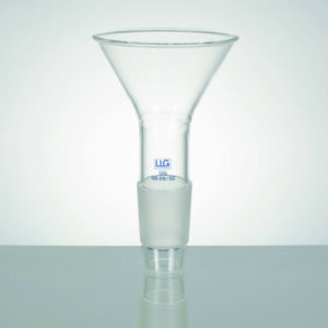 LLG-Powder funnel with NS cone, borosilicate glass 3.3