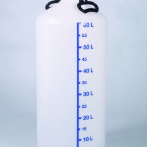 Storage bottles with threaded connector, HDPE