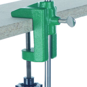 Table clamps for rods, malleable cast iron, coated