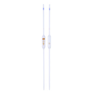 Volumetric pipettes, Soda-lime glass, brown graduation