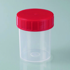 Sample beakers, PP, with screw cap, LDPE