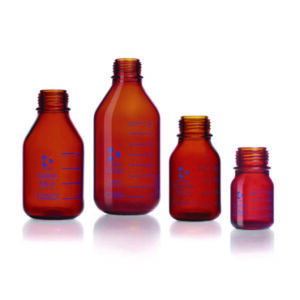 Reagent bottles DURAN®, amber, pressure resistant