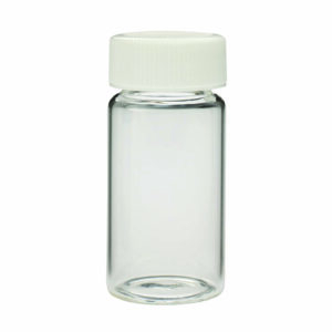 Scintillation Vials, borosilicate glass, caps attached