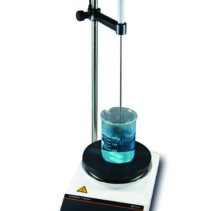 Magnetic stirrer Hei-PLATE Mix ’n’ Heat Core+, LLG Premium Line, incl. temperature sensor Pt1000 with holder, support rod and silicone cover