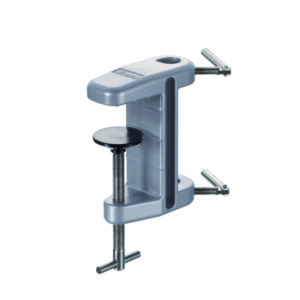 Table clamp with hinged screws, aluminium alloy, powder-coated