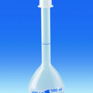Volumetric Flasks, PP, Class B, with Screw Cap, PP