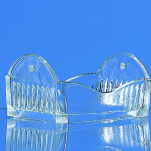 Insert for staining troughs, soda-lime glass