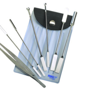 Spatula set, stainless steel, 7 pieces