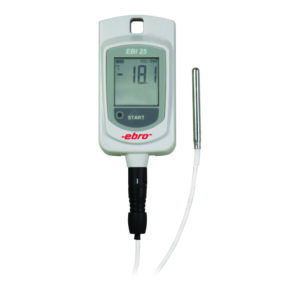 Wireless temperature data logger EBI 25-TX, with external temperature sensor TPX 25-3
