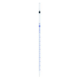 Graduated pipettes, Soda-lime glass, class AS, blue graduation, type 2
