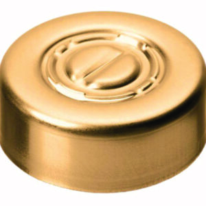 LLG-Crimp seals ND20, center tear off caps, aluminium, ready assembled