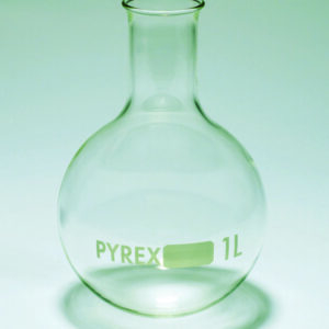 Round bottom flask, Pyrex®, narrow neck