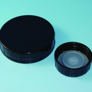 Screw caps for wide-mouth bottles, PP/LDPE, pack of 1