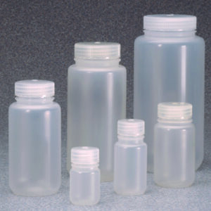 Wide-mouth bottle Nalgene™ Economy, PPCO, with screw cap, PP