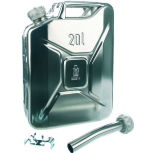 Stainless steel jerrycan