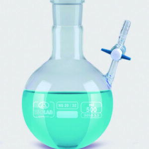 Nitrogen flasks with stopcock, borosilicate glass 3.3