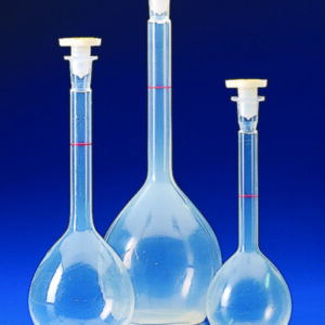 Flasks, volumetric, PMP (TPX)