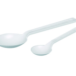 Disposable spoons LaboPlast® Bio/ SteriPlast® Bio, Green PE