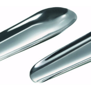 Weighing scoops, Stainless steel