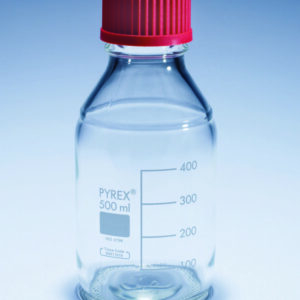 Laboratory bottles, Media-lab, PYREX®, with heat resistant screw cap