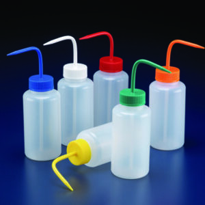 Wash bottles, wide-mouth, LDPE