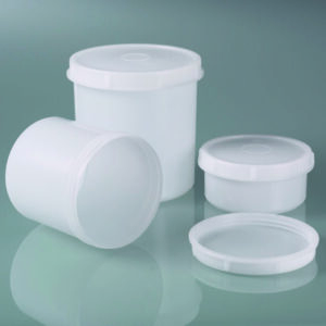Containers with screw lid, PP