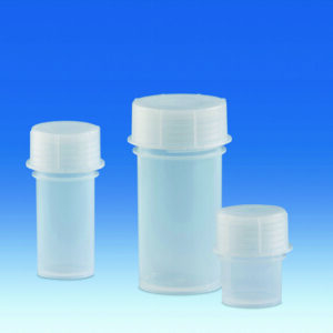 Jars with screw cap, PP