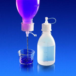 Dropping caps, PE, with short spout