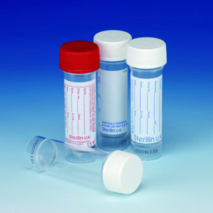Sample container Quickstart, Sterilin™, PS, with screw cap, PP