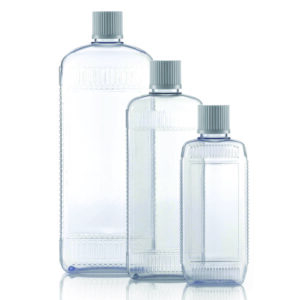 Square bottles without closure, PVC, series 310