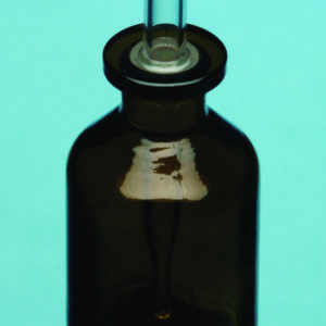 Dropping bottles, pipette bottles, soda-lime glass, amber