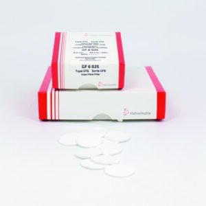 Glass fibre filters GF10 with organic binder