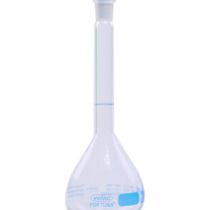 Volumetric flasks, Volac FORTUNA®, class A, blue graduated