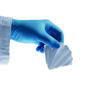 Qualitative filter paper, Grade 597 1/2,  folded filters