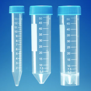 Centrifuge tubes with screw cap