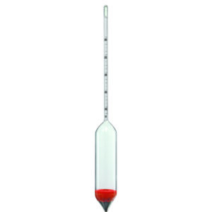 Hydrometers, relative density, without thermometer