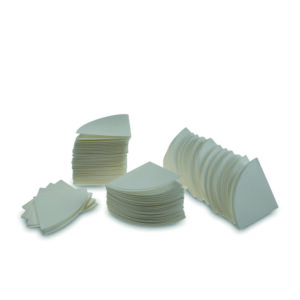 Filter Papers, circles, quadrant folded, cellulose
