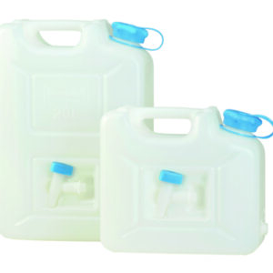 Jerrycan with integrated spout, HDPE