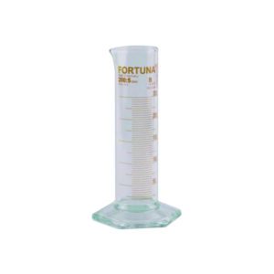 Measuring cylinders FORTUNA®, borosilicate glass 3.3, low form, class B, amber graduated