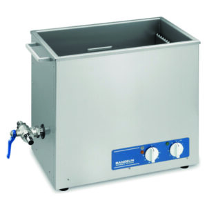 Ultrasonic baths SONOREX TECHNIK, inclined trough bottom