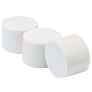 Sponge stoppes for Drosophila bottles