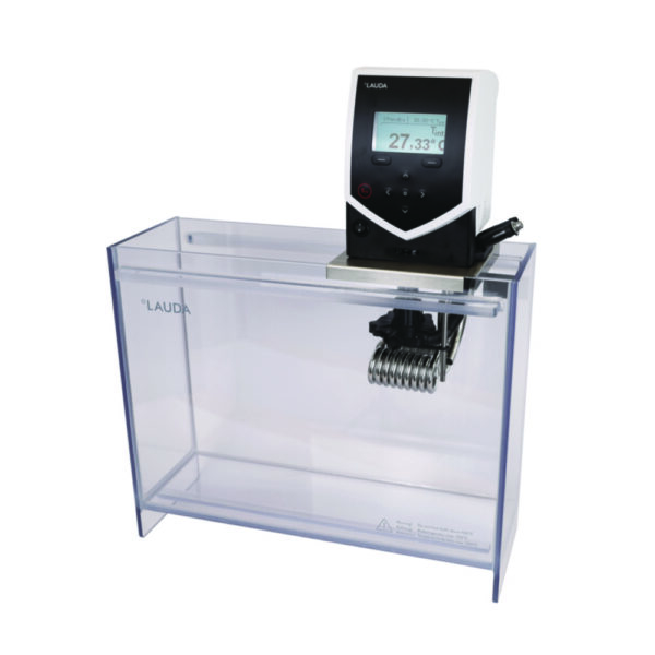 Heating bath circulator ECO ET Silver, with polycarbonate bath tank