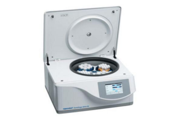 Benchtop centrifuges 5910 Ri (General Lab Product) with rotor S-4xUniversal, incl. universal buckets, adapters for tubes and bottles up to 1000 ml and plates