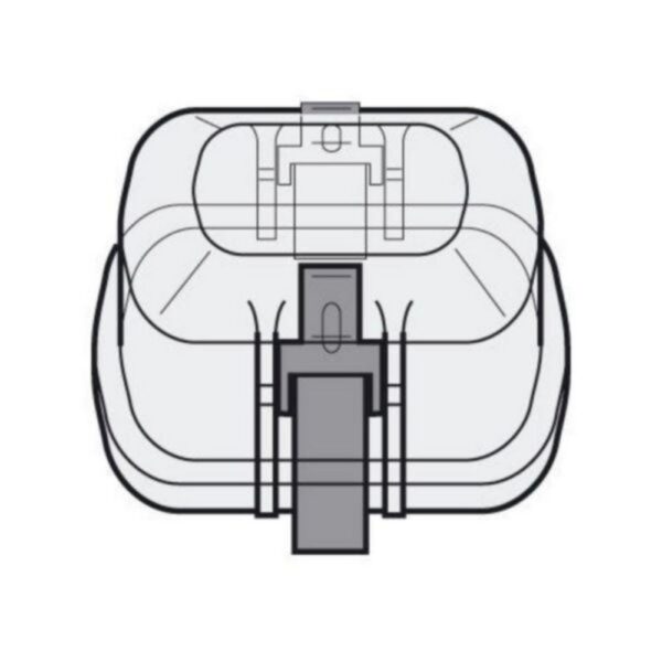 Caps, aerosolitght for rectangular bucket 250 ml