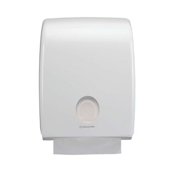 Aquarius™ dispenser for towels with C-fold