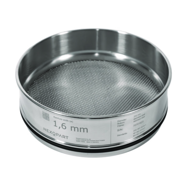 NEXOPART Test sieves, 200 x 50 mm